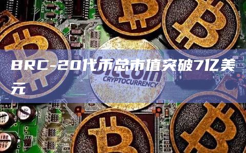 BRC-20代币总市值突破7亿美元