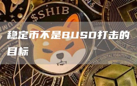 稳定币不是BUSD打击的目标 稳定币不是BUSD打击的目标