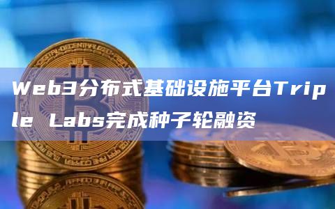 Web3分布式基础设施平台Triple Labs完成种子轮融资