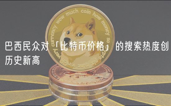 巴西民众对「比特币价格」的搜索热度创历史新高