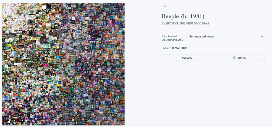 NFT传奇Beeple发新作品声援ZachXBT对抗黄立成