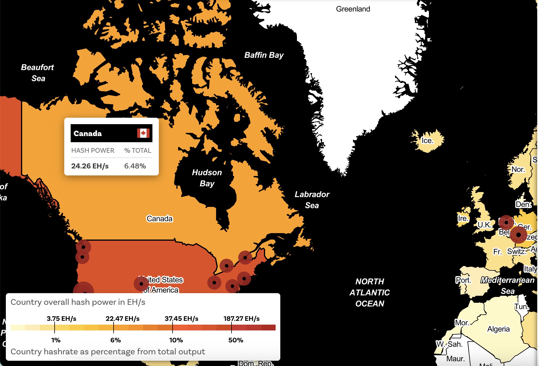 加拿大的加密寒冬:币安等多家主流交易所退出,矿业份额减半 加拿大的加密寒冬:币安等多家主流交易所退出,矿业份额减半