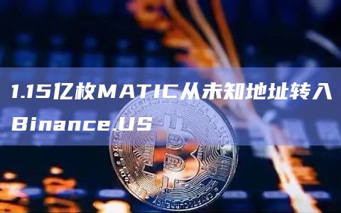1.15亿枚MATIC从未知地址转入Binance.US