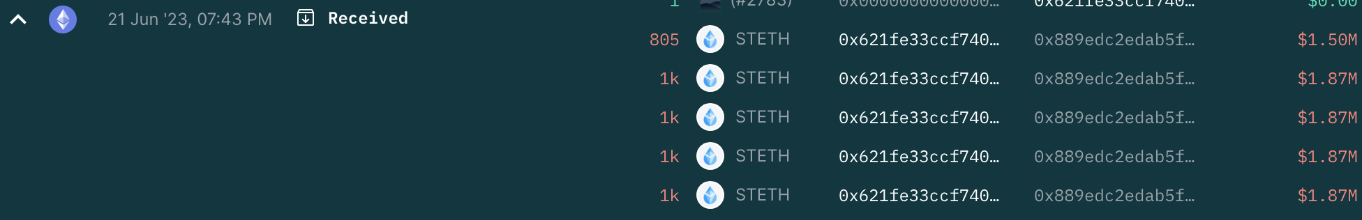 孙宇晨回应解除质押1.5万枚ETH：换钱包地址而已1