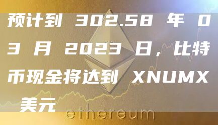 预计到 302.58 年 03 月 2023 日，比特币现金将达到 XNUMX 美元