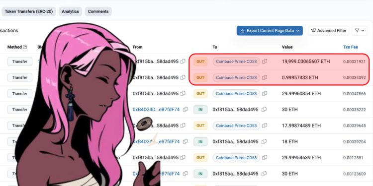 Azuki血赚2万枚ETH要套现？Elementals所得已汇入Coinbase Prime