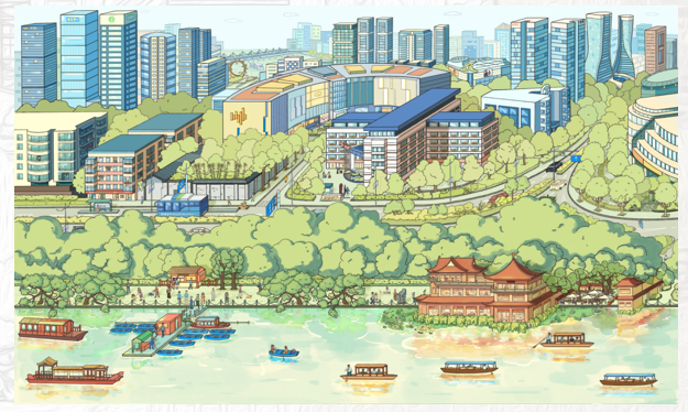 杭州动漫地铁专列今日发车！无界AI《新西湖繁胜全景图》与迪斯尼等超级IP一同亮相