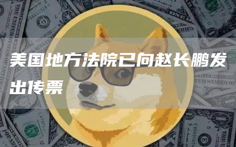 美国地方法院已向赵长鹏发出传票