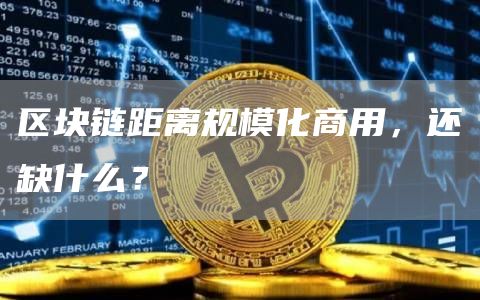 区块链距离规模化商用,还缺什么? 区块链距离规模化商用,还缺什么?