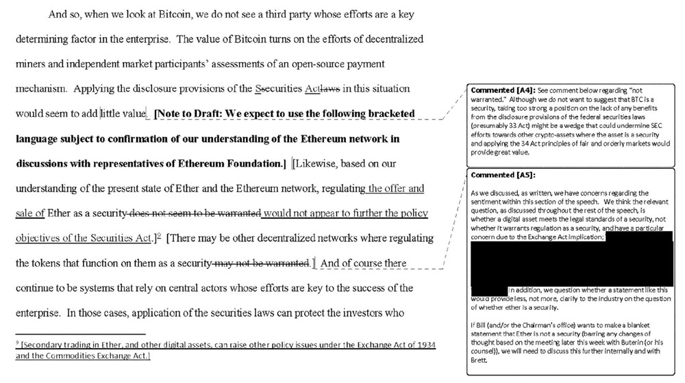 SEC与瑞波诉讼迎赛点!Hinman曾与V神谈BTC、ETH没必要归为证券