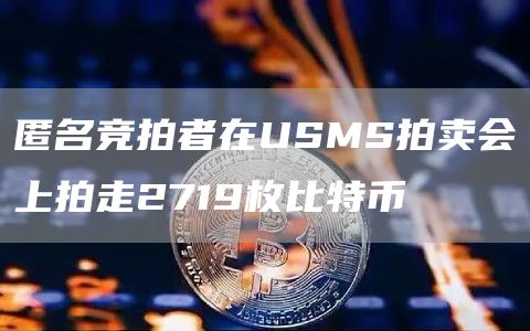 匿名竞拍者在USMS拍卖会上拍走2719枚比特币