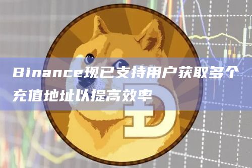 Binance现已支持用户获取多个充值地址以提高效率