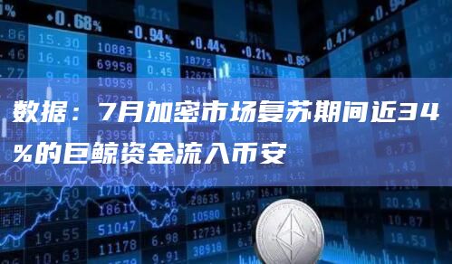 数据：7月加密市场复苏期间近34%的巨鲸资金流入币安