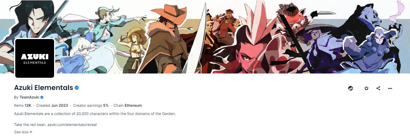 解读 6 月 NFT 行业：市场停滞，Azuki 崩跌14