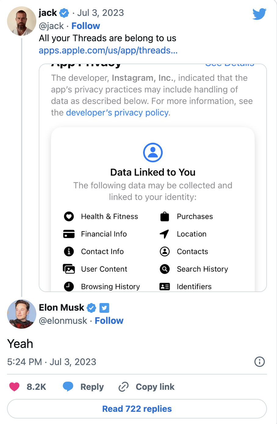 扎克伯格发布Threads“肉搏”马斯克，16小时3000万注册用户