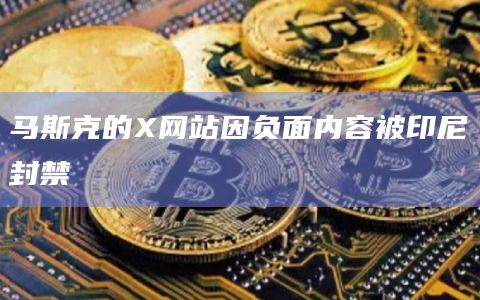 马斯克的X网站因负面内容被印尼封禁