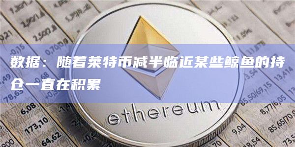 数据：随着莱特币减半临近某些鲸鱼的持仓一直在积累