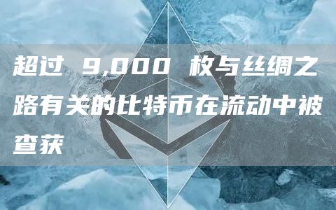 超过 9,000 枚与丝绸之路有关的比特币在流动中被查获