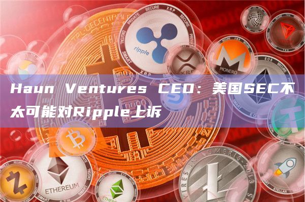 Haun Ventures CEO：美国SEC不太可能对Ripple上诉