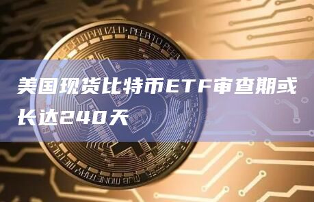 美国现货比特币ETF审查期或长达240天