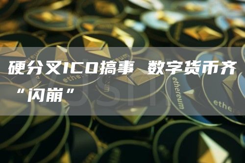 硬分叉ICO搞事 数字货币齐“闪崩”