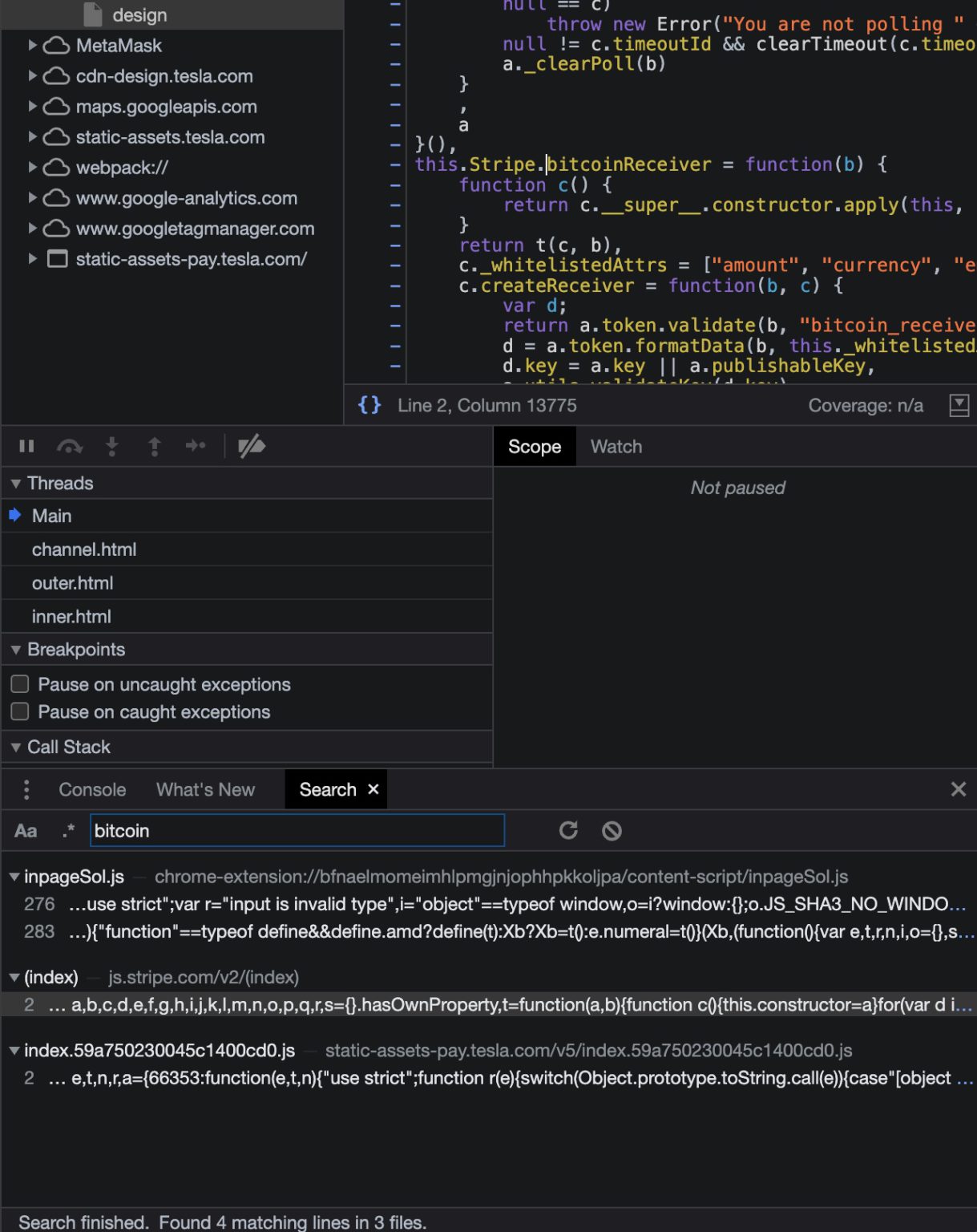特斯拉支付网站原始码出现Bitcoin！引起社群热烈讨论