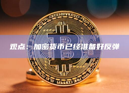 观点：加密货币已经准备好反弹