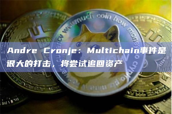 Andre Cronje：Multichain事件是很大的打击，将尝试追回资产
