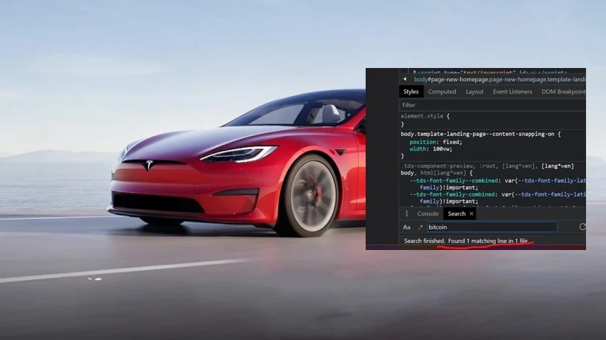 特斯拉支付网站原始码出现Bitcoin！引起社群热烈讨论