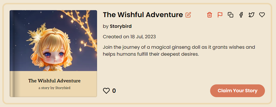 又一条生财之道!Storybird.ai一句话生成精美插画绘本,还可出书