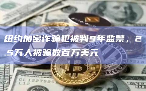 纽约加密诈骗犯被判9年监禁，2.5万人被骗数百万美元