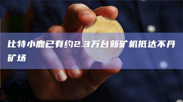 比特小鹿已有约2.3万台新矿机抵达不丹矿场
