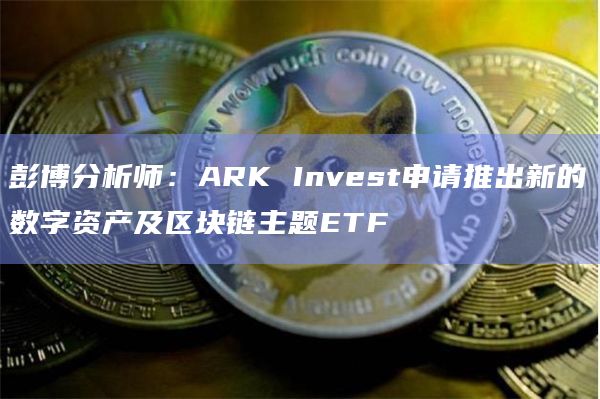 彭博分析师：ARK Invest申请推出新的数字资产及区块链主题ETF
