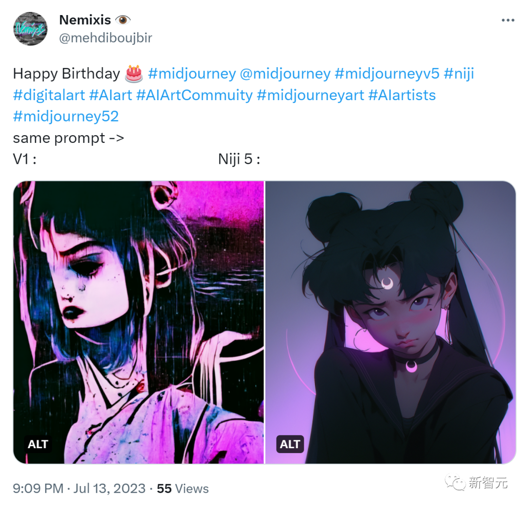 Midjourney一周年!从V1到V5,画出的美女有何不同?