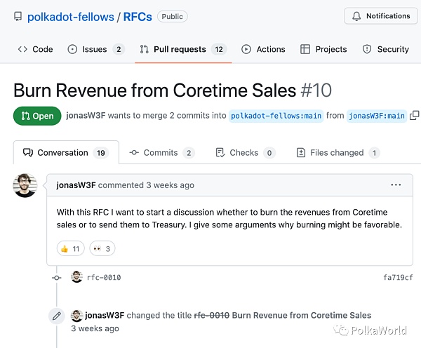 波卡 2.0 是否应该销毁 Coretime 收入？