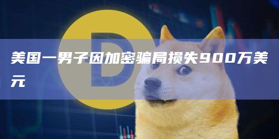 美国一男子因加密骗局损失900万美元