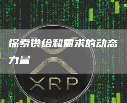 探索供给和需求的动态力量