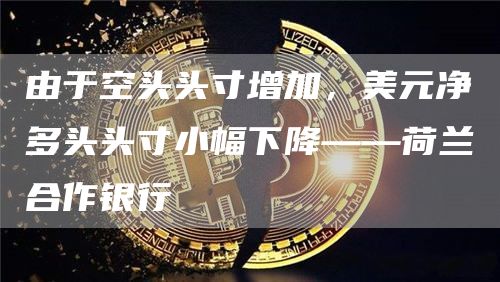 由于空头头寸增加,美元净多头头寸小幅下降——荷兰合作银行