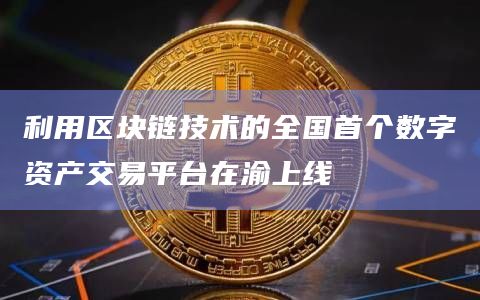 利用区块链技术的全国首个数字资产交易平台在渝上线