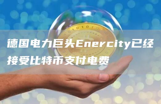 德国电力巨头Enercity已经接受比特币支付电费