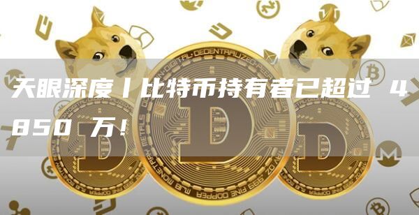 天眼深度丨比特币持有者已超过 4850 万!