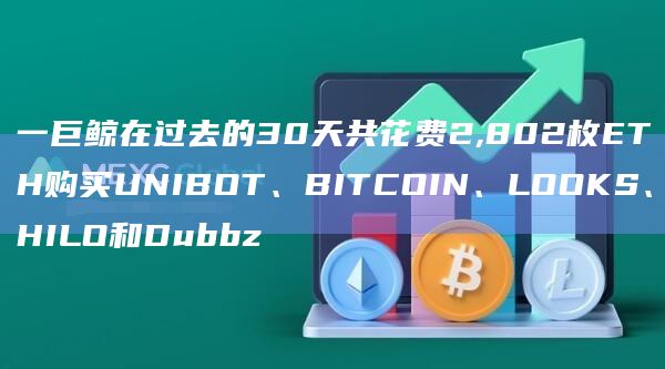 一巨鲸在过去的30天共花费2,802枚ETH购买UNIBOT、BITCOIN、LOOKS、HILO和Dubbz
