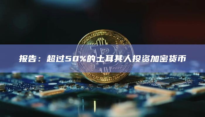 报告：超过50%的土耳其人投资加密货币