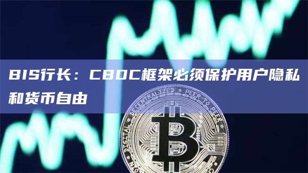 BIS行长：CBDC框架必须保护用户隐私和货币自由