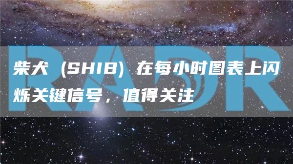 柴犬 (SHIB) 在每小时图表上闪烁关键信号，值得关注