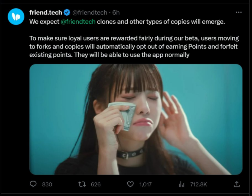 Friend.tech仿盘崛起,谁能引领SocialFi新浪潮?4 Friend.tech仿盘崛起,谁能引领SocialFi新浪潮?4