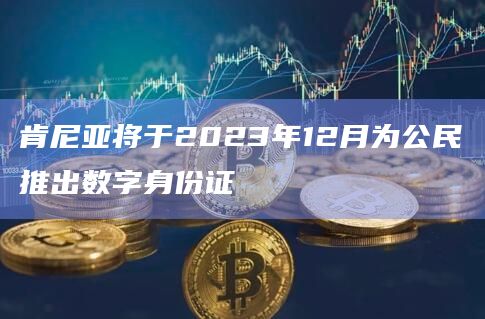 肯尼亚将于2023年12月为公民推出数字身份证