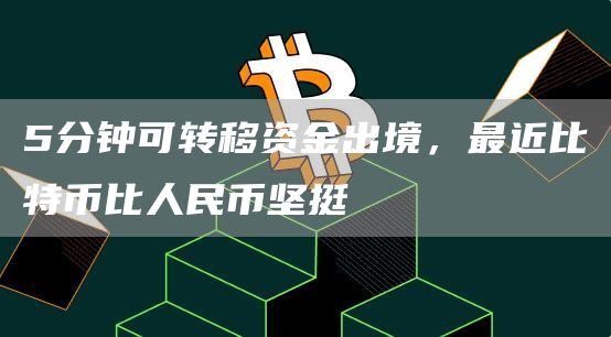 5分钟可转移资金出境,最近比特币比人民币坚挺