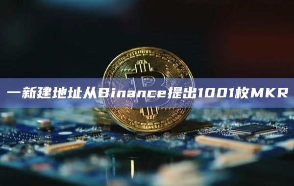 一新建地址从Binance提出1001枚MKR