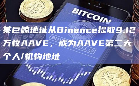 某巨鲸地址从Binance提取9.12万枚AAVE，成为AAVE第二大个人/机构地址